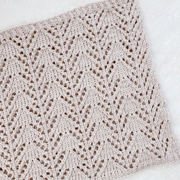 Mae Infinity Scarf | Easy Lace Cowl
