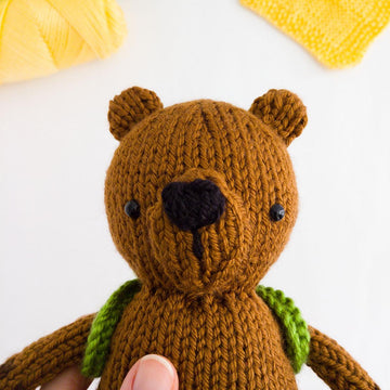 Josh the Bear - Toy Knitting Pattern