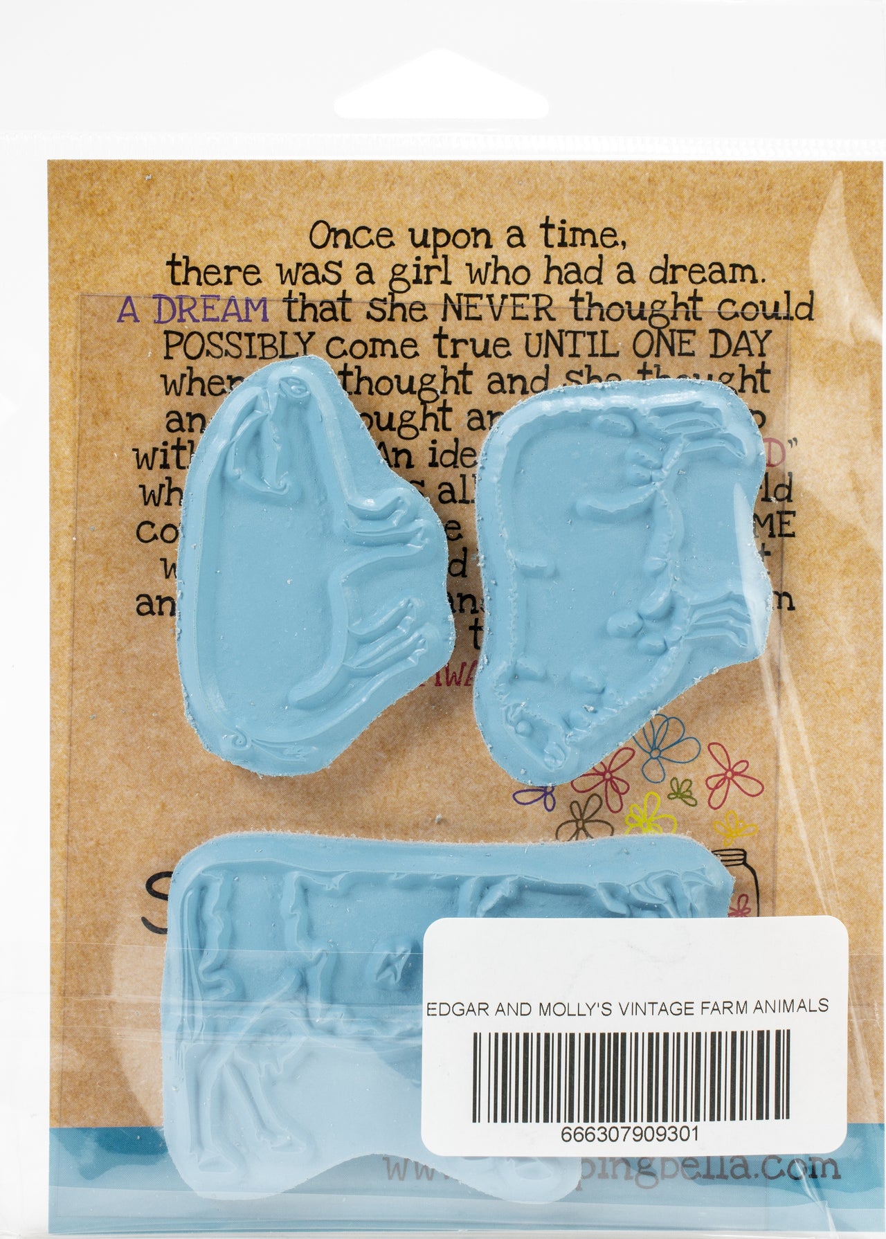 Stamping Bella Cling Stamps - Edgar And Molly's Vintage Farm Animals