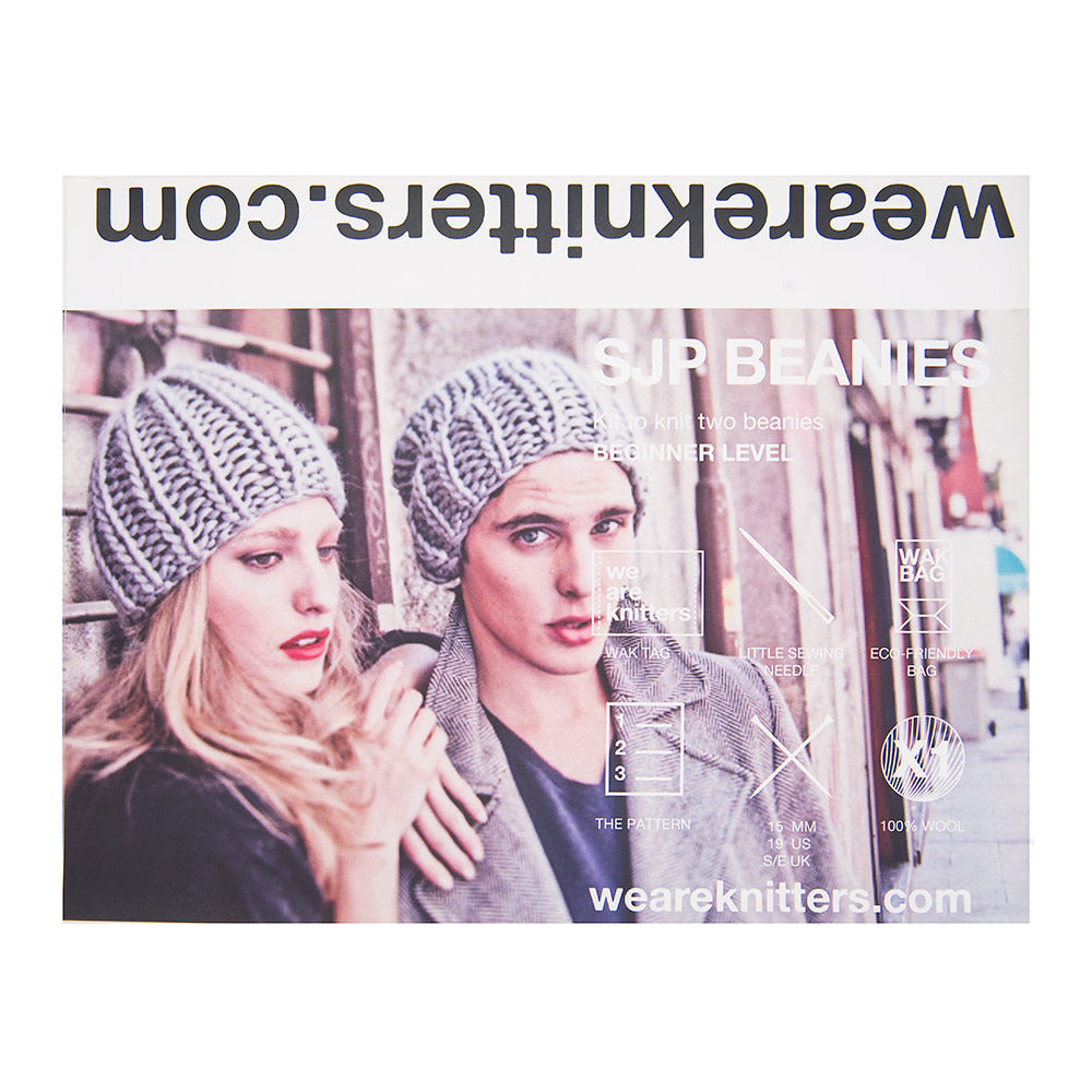 Sticker - SJP Beanies in We Are Knitters The Wool