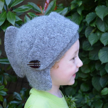 Felted knight helmet