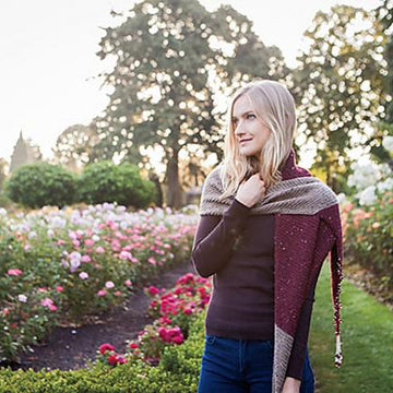 Braided and Beaded Scarf