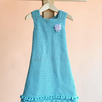 Pleated A-line Dress