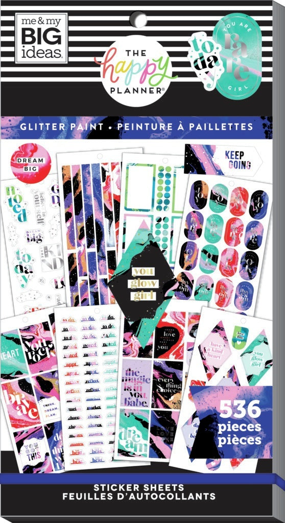 The Happy Planner Sticker Value Pack - Glitter Paint