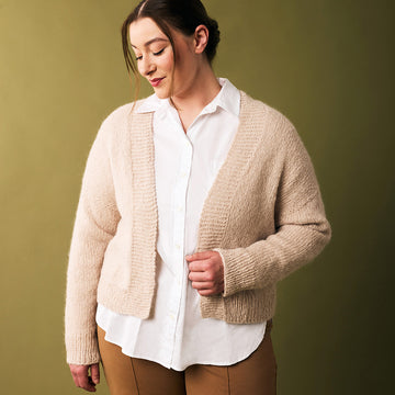 Postscript Cardigan in Berroco Brina