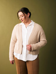 Postscript Cardigan in Berroco Brina