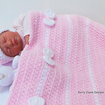 Peek a bow blanket Set