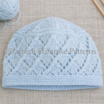 Lacy Diamonds Doll Angel Top Set Knitting Pattern P58 – Elizabeth Primrose Patterns