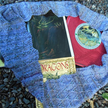 Beaded Dragon's Tail scarf