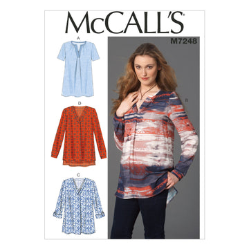 McCall's Misses' Tops M7248 - Sewing Pattern