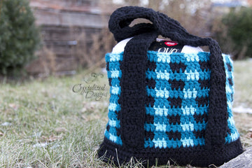 Buffalo Plaid Tote Bag