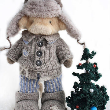 The bull, set of clothes "Russian winter "