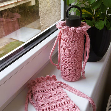 Lotus pond bottle bag