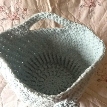 Crocheted Panama Tote Bag