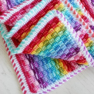 Basket of Rainbows Blanket