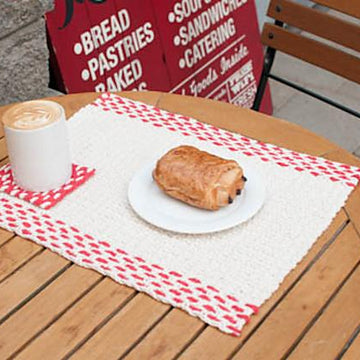 Rustic Woven Luncheon Set
