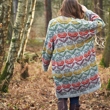 Moonflower Coat in Rowan Alpaca Soft DK (Fr) - Downloadable PDF