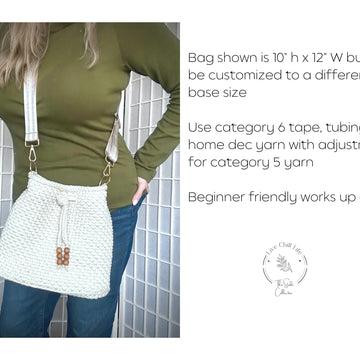 Brickle drawstring bag