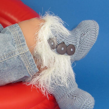 Baby Super Furry 3 Button Booties (Boots Bootees)