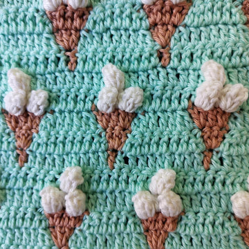 Ice cream cone pillow