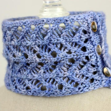 Chevrelle Knit Lace Neck Cuff
