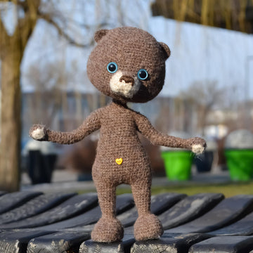 Crochet Pattern: Little Bear PDF, Amigurumi toy