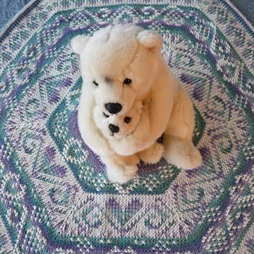 Heartstrings Wedding or Baby Blanket TITR (Tunisian in the Round