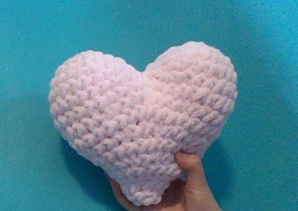 Crochet Heart Plushie