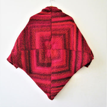 Mitered Squares Cocoon Shrug