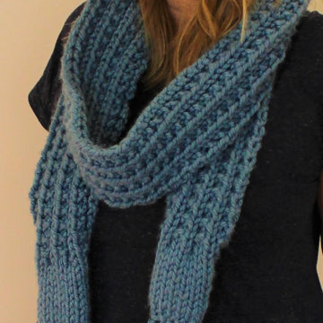 Winter Blues Scarf