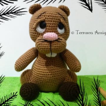 Crochet pattern Sweet beaver