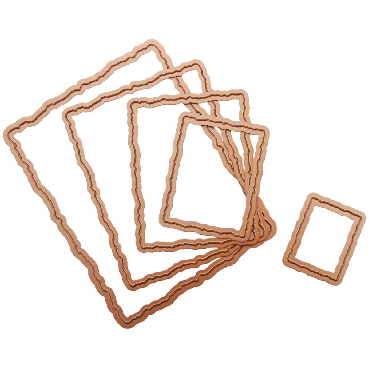 Spellbinders Nestabilities Dies - Deckled Rectangles Large