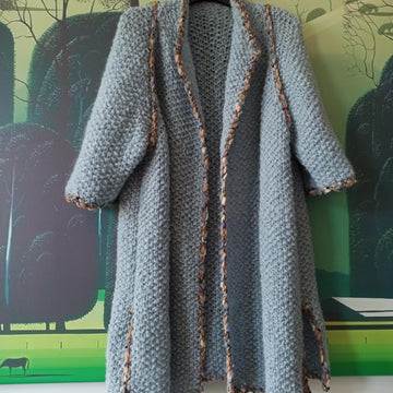 Women Mohair Long Cardigan