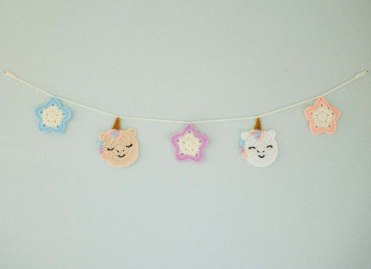 Unicorn Bunting/Coaster