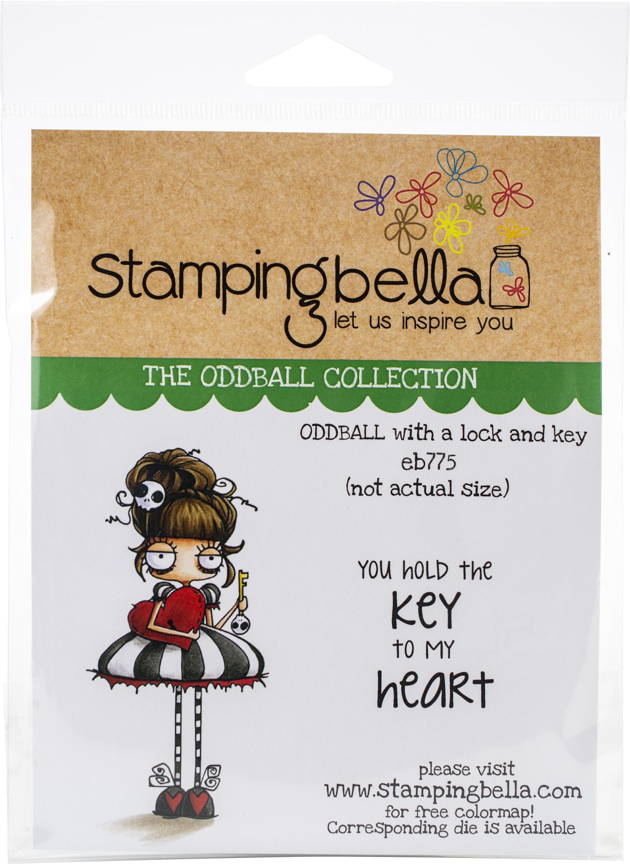 Stamping Bella Cling Stamps - Oddball With A Lock & Key