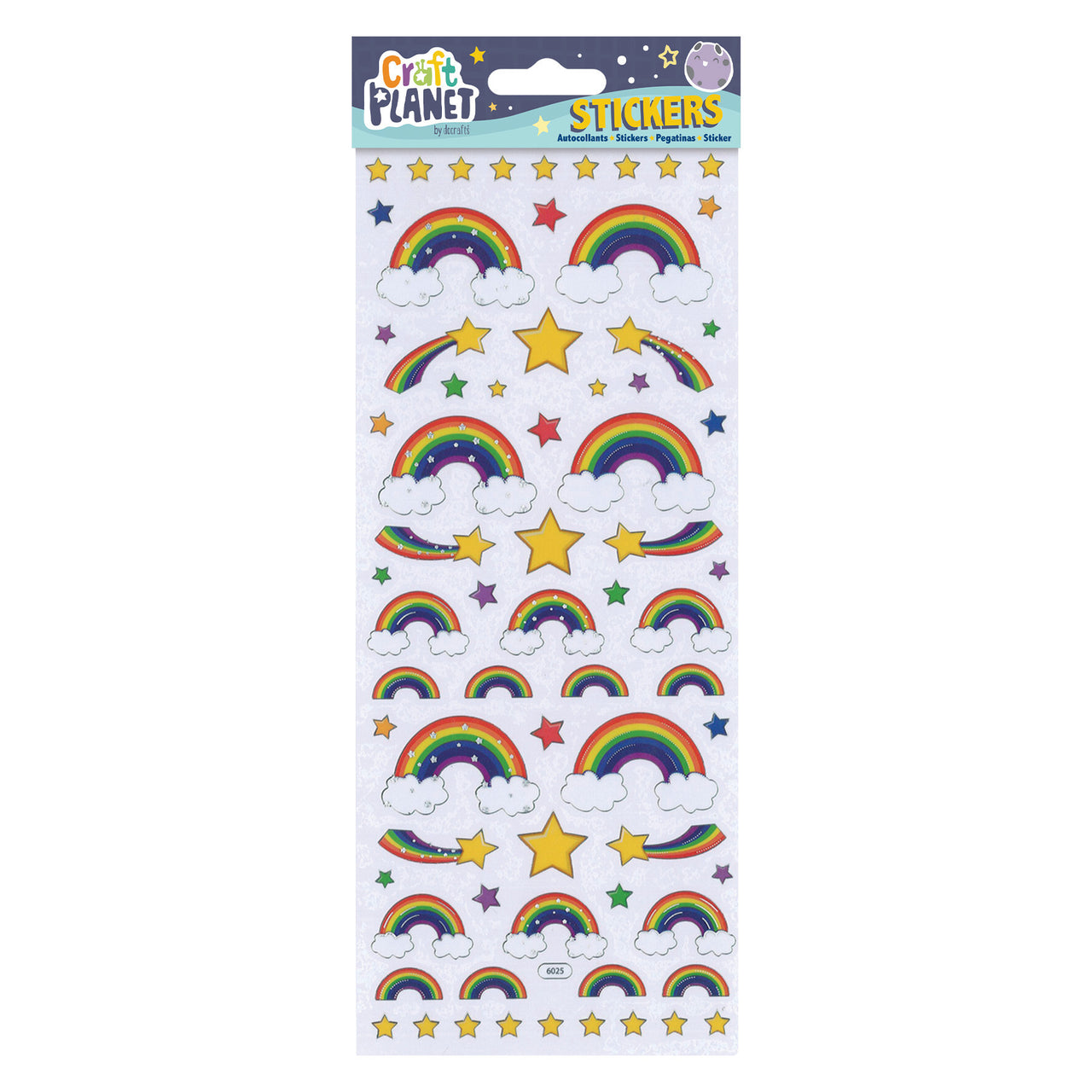 Craft Planet Fun Stickers - Rainbows