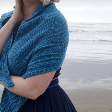 Where the Waves Meet Shawl