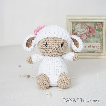 Toy crochet Pattern "Cute sheep"