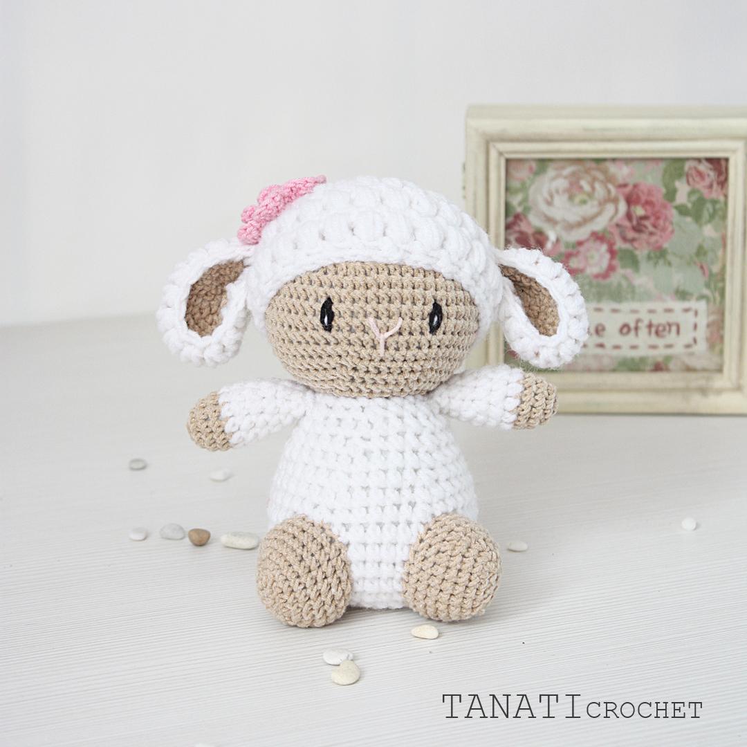 Toy crochet Pattern "Cute sheep"