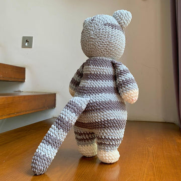 Tabby Cat Amigurumi Doll Plushie