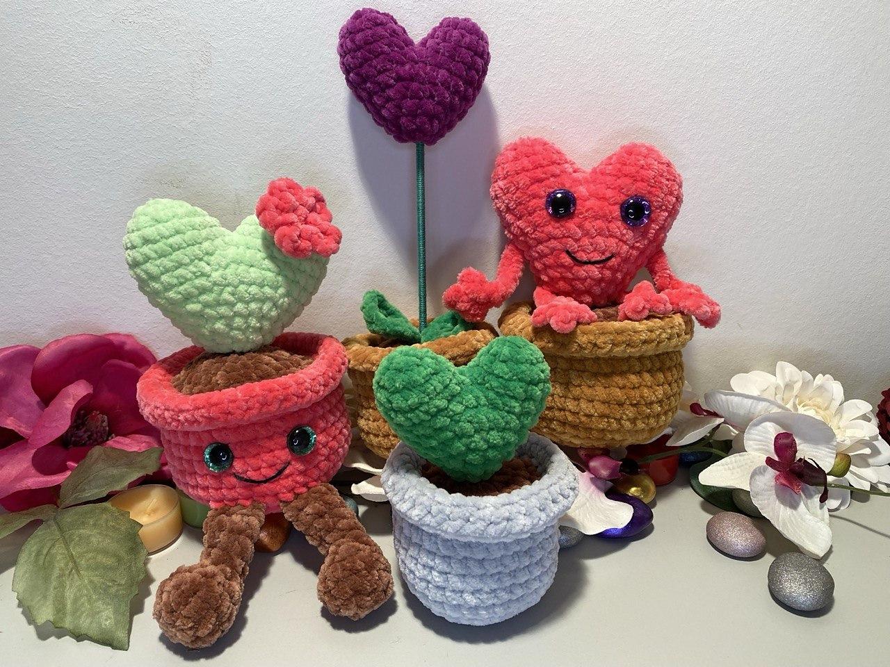 Potted Hearts