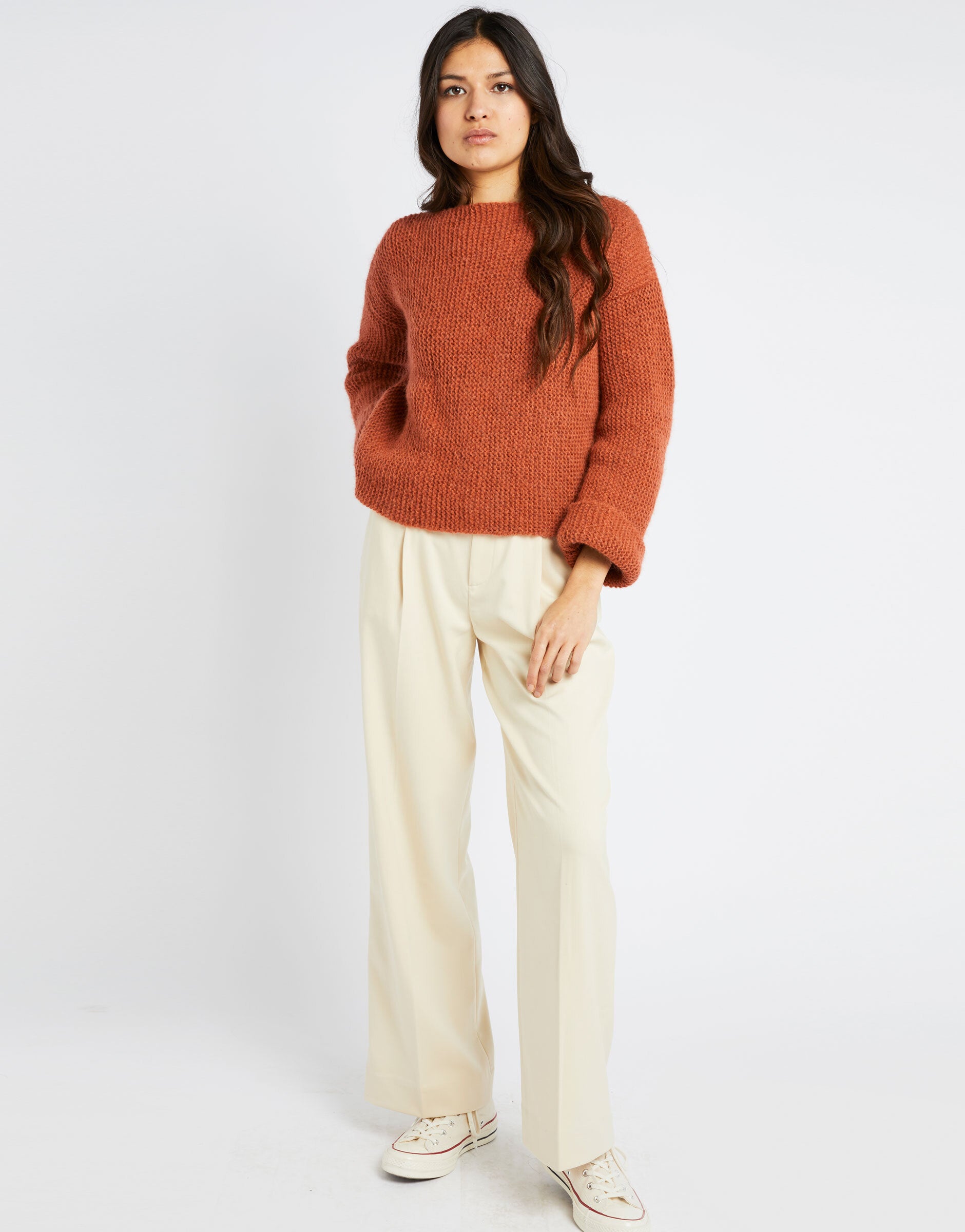 Stronger Sweater in Wool and the Gang Feeling Good Yarn - Leaflet