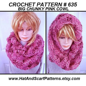 635 BIG CHUNKY STYLE COWL OR SCARF
