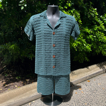 Seabreeze Men's Shirt & Shorts Set