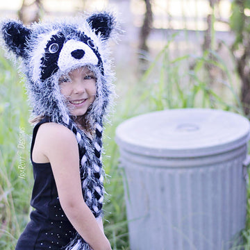Ricki The Furry Raccoon Hat