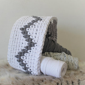 Chevron Basket Zig Zag Pattern