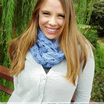 Wide Ripple Scarf