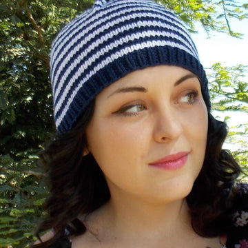 Striped Knit Hat