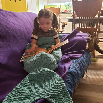 AQUA mermaid tail blanket