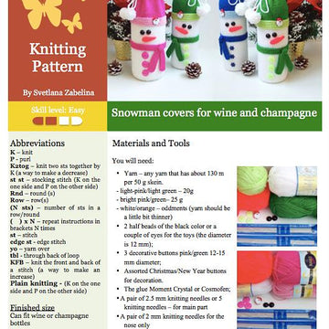 153 Snowman bottle covers for wine and champagne